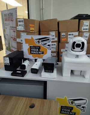Vigia Mais MT avança para nova etapa com 10 mil câmeras de alta resolução e IA