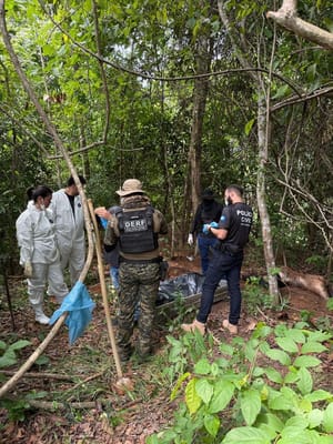 Dois corpos são encontrados em cemitério clandestino usado por facção criminosa em MT