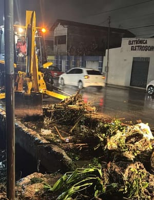 Comitê em Várzea Grande se mobiliza para conter alagamentos em ruas