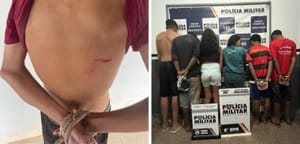 PM conduz seis faccionados e resgata adolescente que seria executado após ser torturado