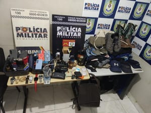 Três são presos a caminho de Cuiabá para revender material furtado de casas no interior