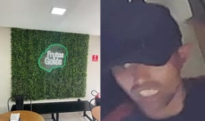 Sorveteria de secretário é invadida por suspeito com tornozeleira eletrônica