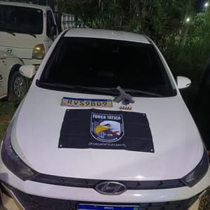 Força Tática prende homem com pistola e recupera veículo em Cuiabá