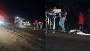 Acidente envolvendo bicicleta, moto e carro mata criança e dois adultos em rodovia estadual; vídeo