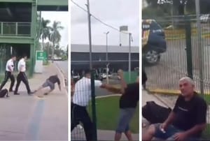 Vídeo mostra idoso sendo agredido por seguranças do terminal rodoviário de Cuiabá